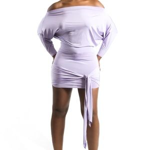 Sexy lavender classy dress